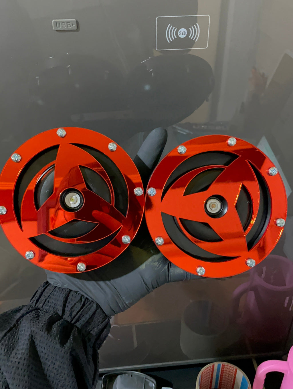 🔴Bocinas Tipo Hella "Sharingan"🔴
