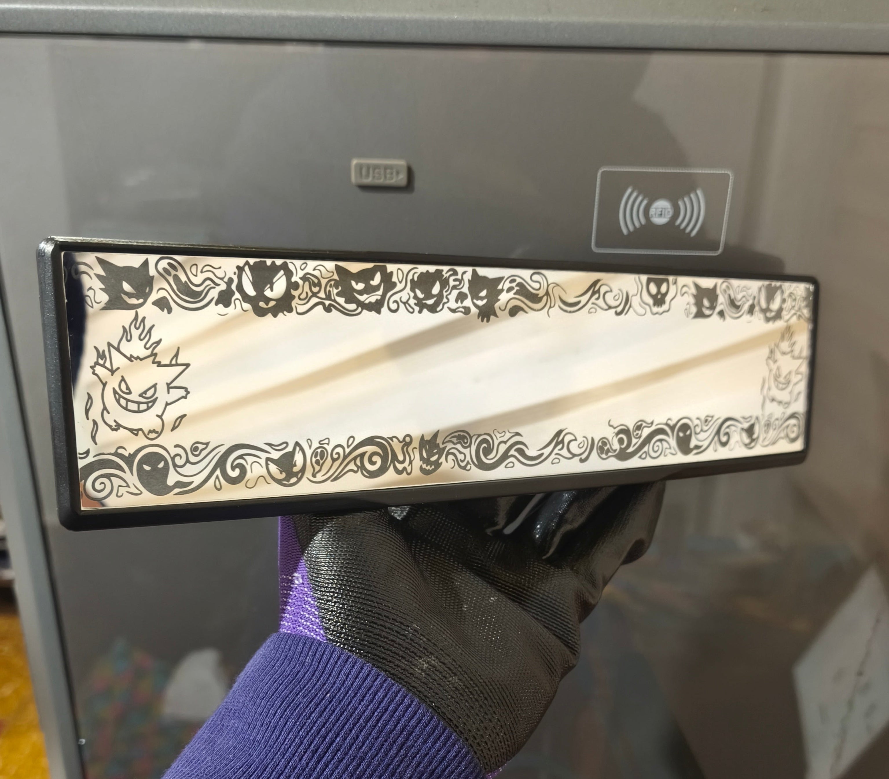 🟣Espejo Retrovisor Adaptable “Gengar" 🟣