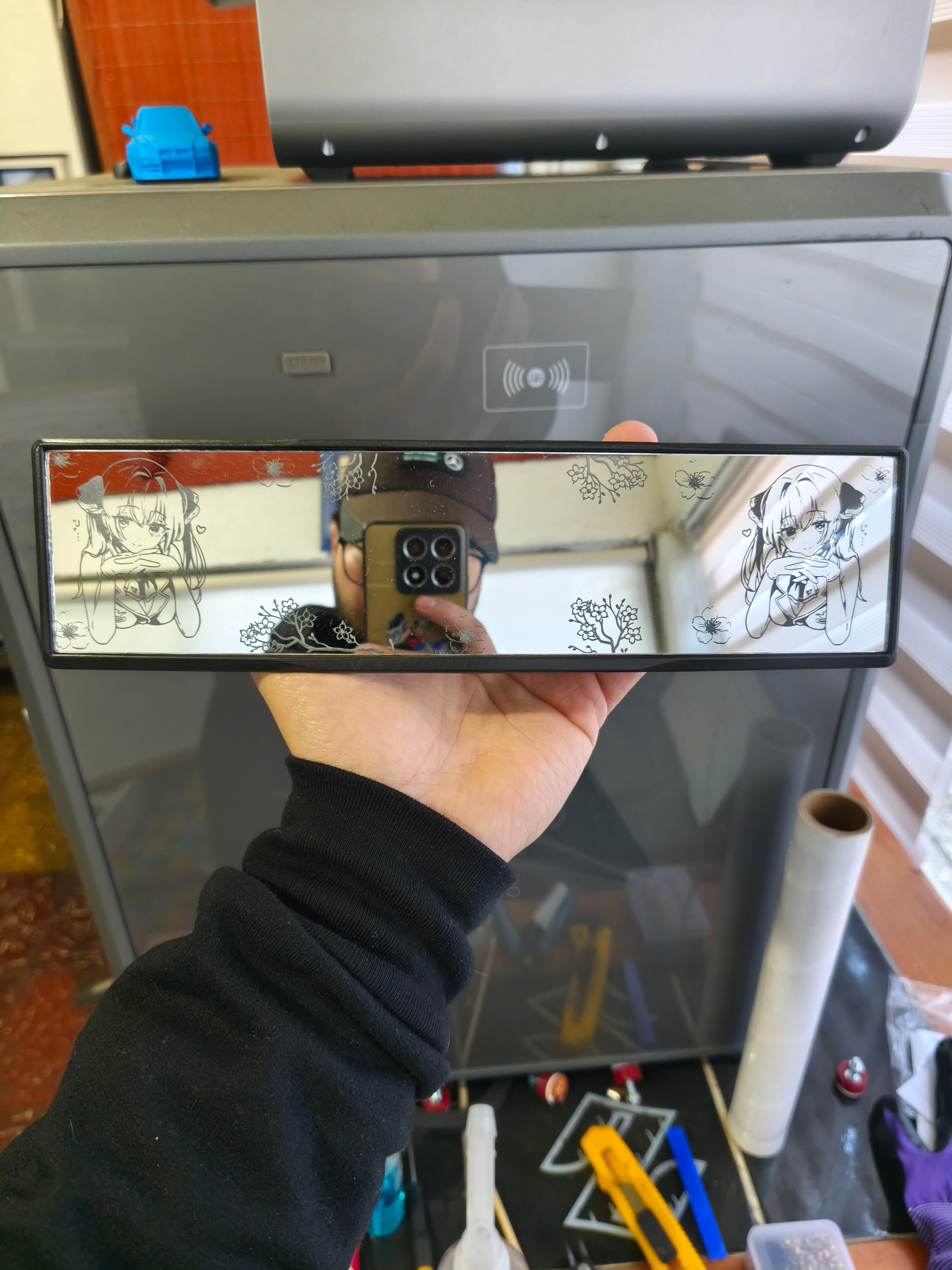 🌸Espejo Retrovisor Adaptable “Houshou Marine"🌸